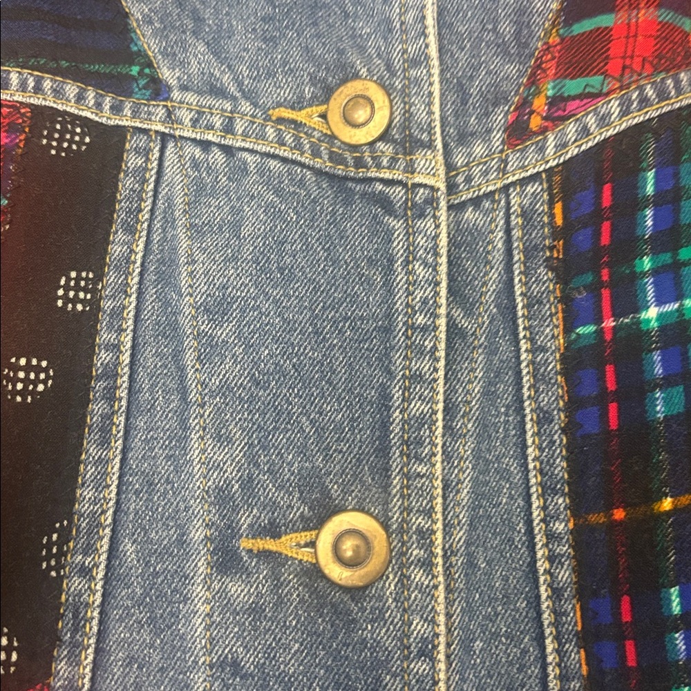 Denim Patchwork Vest - Picture 11 of 11